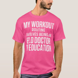 Camiseta Doutorado Em Doutorado Em Educação