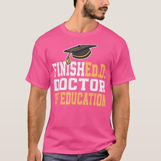 Camiseta Doutorado Em Doutorado Em Educação (Frente)