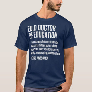 Camiseta Doutorado em Doutorado em Educação