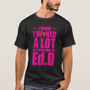 Camiseta Doutorado Em Doutorado Em Vinho Por Edd
