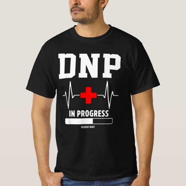 Camiseta Doutorado em medicina de enfermagem pelo Dnp (Frente)
