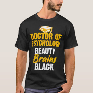 Camiseta Doutorado em PsyD em Psicologia Graduação 1