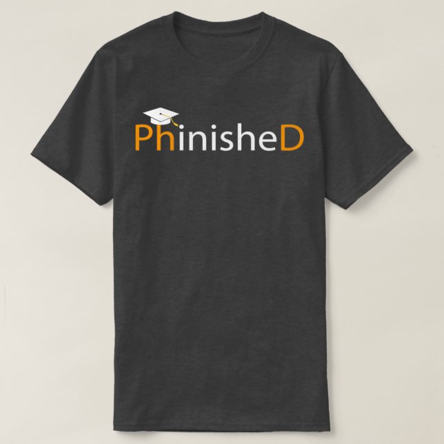 Camiseta Doutorado Engraçado Phd Encantado Presente (Frente do Design)