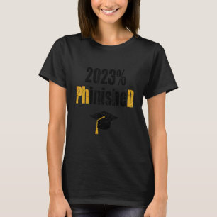 Camiseta Doutorado Ph 2023 Grau De Doutorado Pendido Na Res