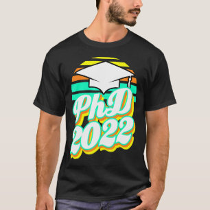 Camiseta Doutorado PhD Graduação 2022 Retro