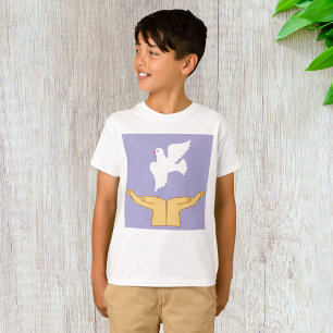 Camiseta Dove Bird World Peace White
