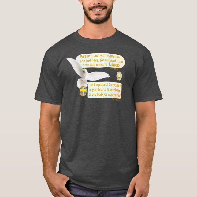 Camiseta Dove of Peace (w/web url) (Frente)