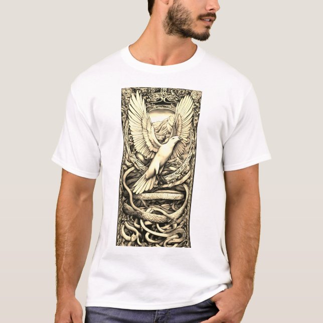 Camiseta Dove se livrando de cobra (Frente)