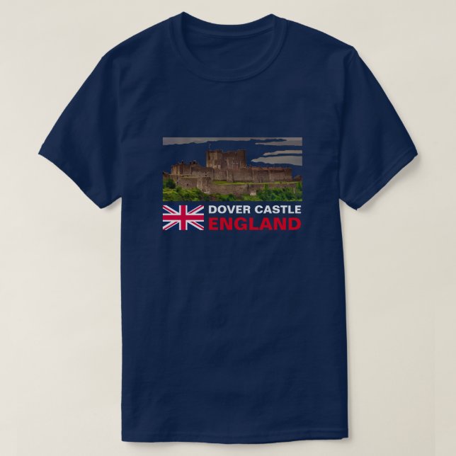 CAMISETA DOVER CASTLE, INGLATERRA (Frente do Design)