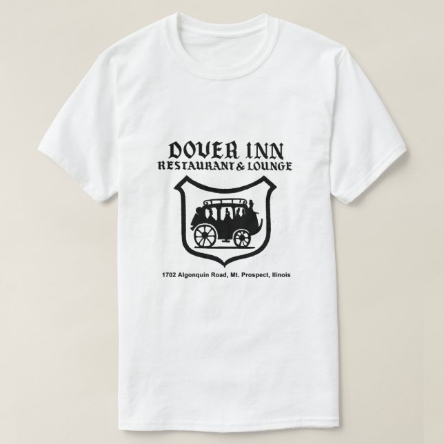 Camiseta Dover Inn Restaurant and Lounge, Monte Prospect, I (Frente do Design)