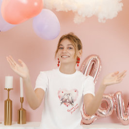 Camiseta Doves Of Love | Texto personalizado | DIA DE OS NA