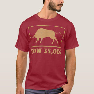 Camiseta Dow 35000 Investor Trading Stock