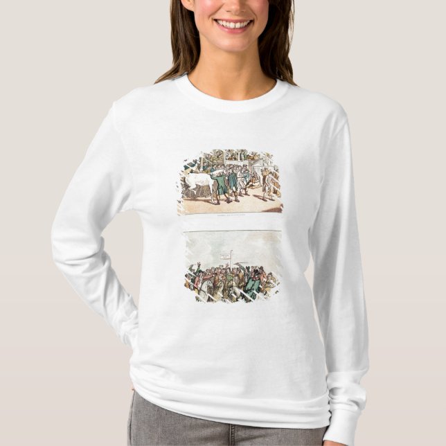 Camiseta Down de peso e de fricção e "a aposta (Frente)