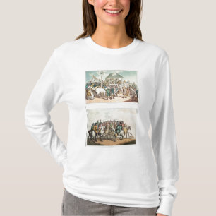 Camiseta Down de peso e de fricção e "a aposta