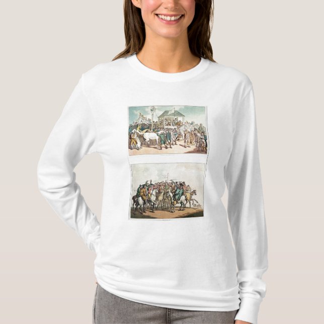 Camiseta Down de peso e de fricção e "a aposta (Frente)