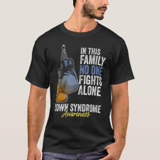 Camiseta Down Syndrome Awareness Month Gloves Yellow And Bl