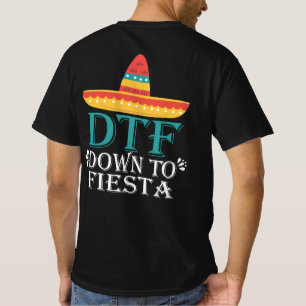 Camiseta Down To Fiesta DTF - Cinco Engraçados De Mayo