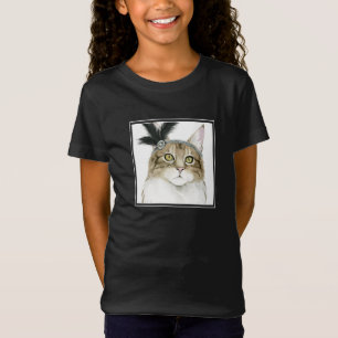 Camiseta Downton Cat   Adorados Com Penas