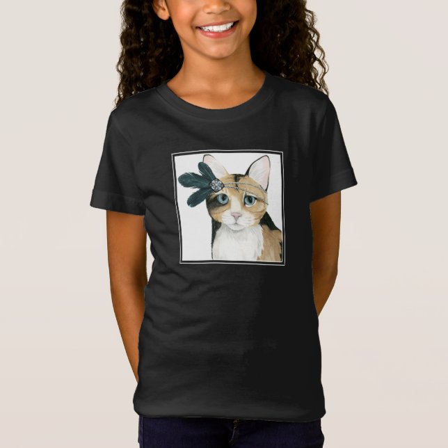 Camiseta Downton Cat | Sujeitas A Penas (Frente)