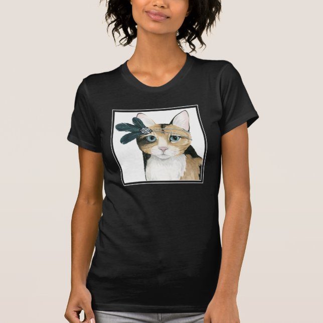 Camiseta Downton Cat | Sujeitas A Penas (Frente)