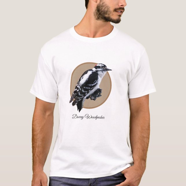 Camiseta Downy Woodpecker (Frente)