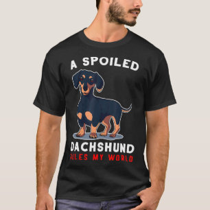 Camiseta Doxie Dachshund Resulta Meu Wiener Do Mundo