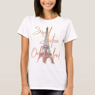 Camiseta Doze Anos Paris Torre Eiffel Ooh La La