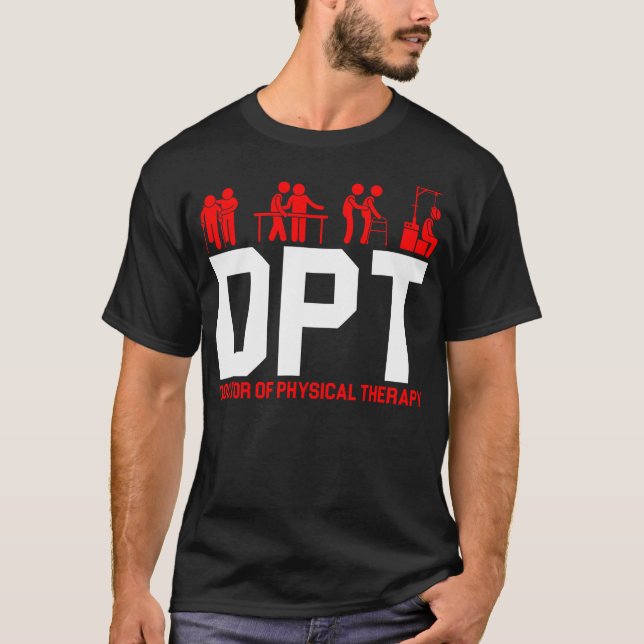 Camiseta Dpt Doctor Of Physical Therapy Physiotherapy (Frente)