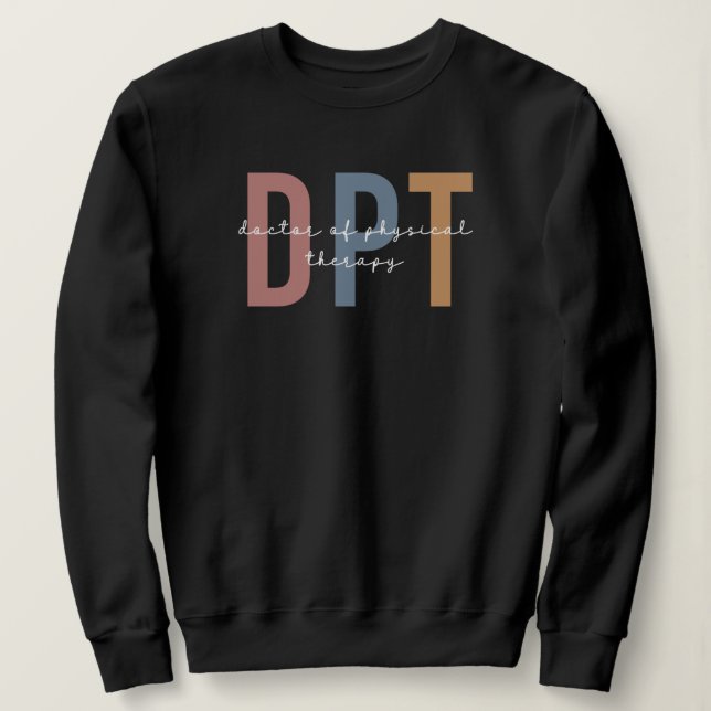 Camiseta DPT Doutor em Fisioterapia Fisioterapeuta (Frente do Design)