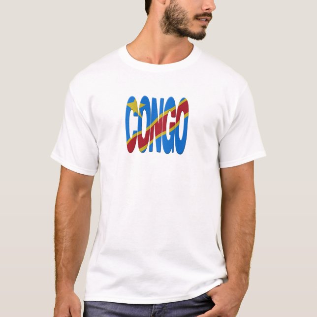 Camiseta DR Congo flag (Frente)