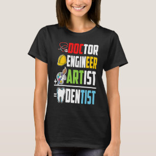 Camiseta Dr. Engenheiro Artista Dentista Estudante de Medic