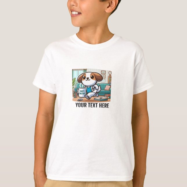 CAMISETA DR ESTÁ CORRENDO COM UM CAFÉ (Frente)