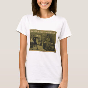 Camiseta Dr. Jekyll e poster teatral 1880 do Sr. Hyde
