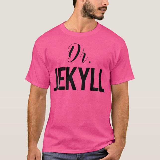 Camiseta Dr. Jekyll E Sr. Hyde Casal Halloween Costume (Frente)