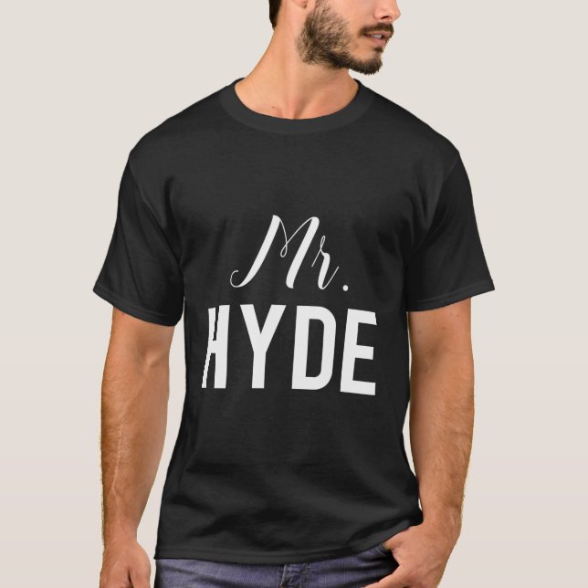 Camiseta Dr. Jekyll E Sr. Hyde Casal Halloween - M (Frente)