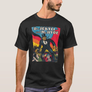 Camiseta Dr. Jekyll Sr. Hyde Art Retro Halloween Monster