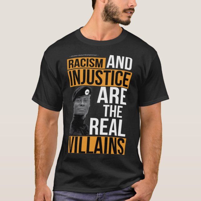 Camiseta Dr. Khalid Abdul Muhammad Black History Quot do mê (Frente)