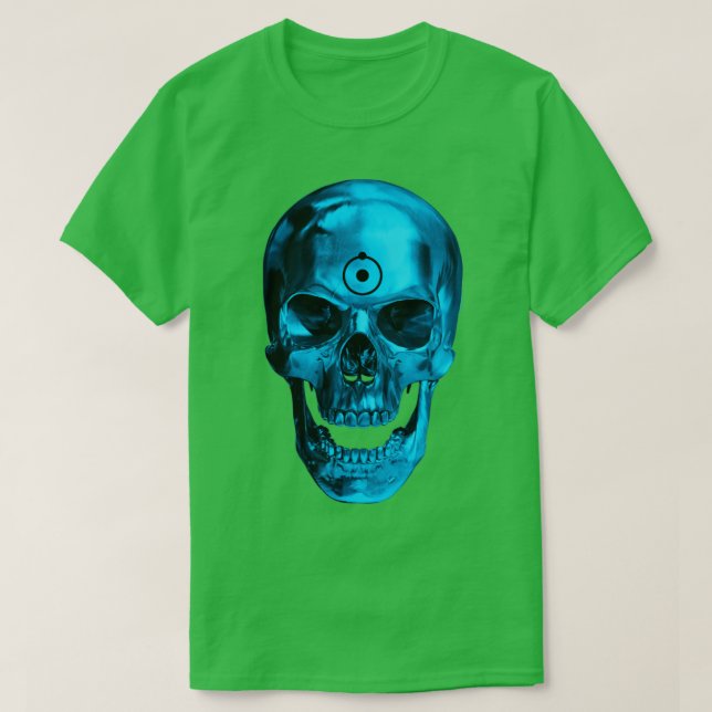 Camiseta DR. MANHATTAN Skull (Frente do Design)