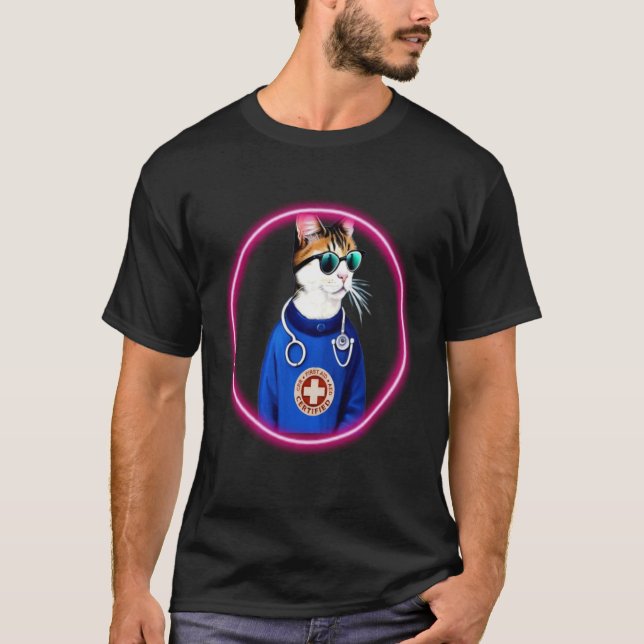 Camiseta Dr. Meow (Frente)