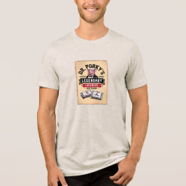 Camiseta Dr. Porky's Ham-Flavored Lozenges (Fictional)