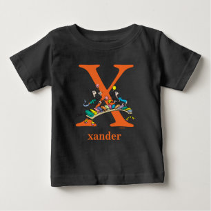 Camiseta Dr. Seuss ABC: Letra X - Laranja   Adicione seu no