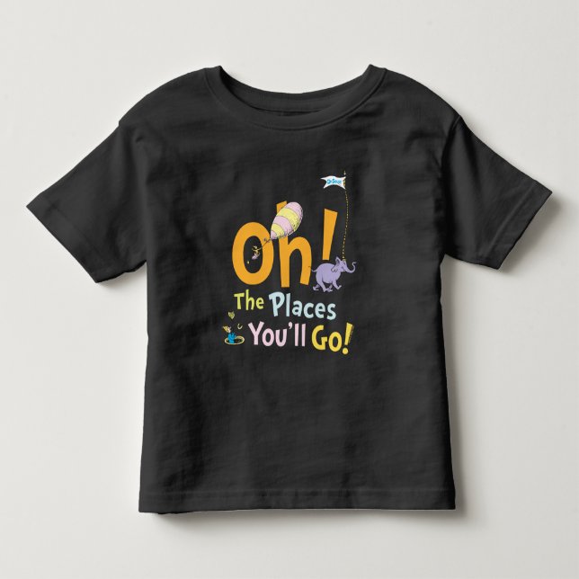 Camiseta Dr. Seuss | Ah! O Desfile de Lugares (Frente)