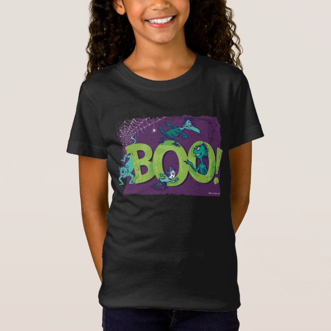 Camiseta Dr. Seuss | BOO! Gráfico de Halloween (Frente)