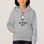 Camiseta Dr. Seuss Cat na Hat Birthday Girl<br><div class="desc">Vestir o seu filho nesta gira gata do Dr. Seuss na camisa do chapéu "Rapariga de Aniversário".</div>