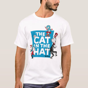 Camiseta Dr. Seuss Cat no logotipo Hat - Caracteres