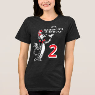 Camiseta Dr. Seuss Character Confetti ANIVERSÁRIO DE CRIA