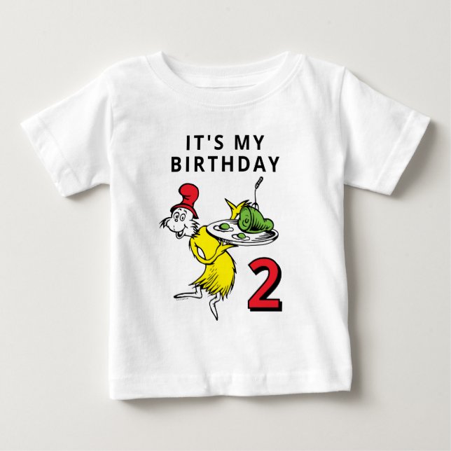 Camiseta Dr. Seuss Character Confetti | ANIVERSÁRIO DE CRIA (Frente)