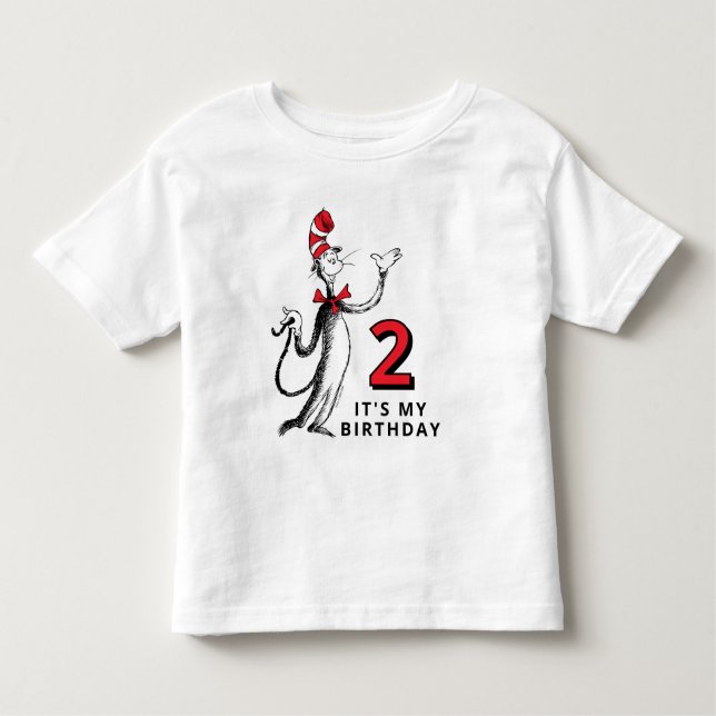 Camiseta Dr. Seuss Character Confetti | ANIVERSÁRIO DE CRIA (Frente)