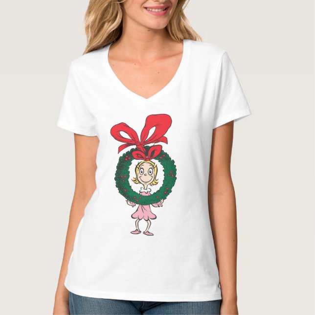 Camiseta Dr. Seuss | Cindy-Lou Quem - Coroa (Frente)