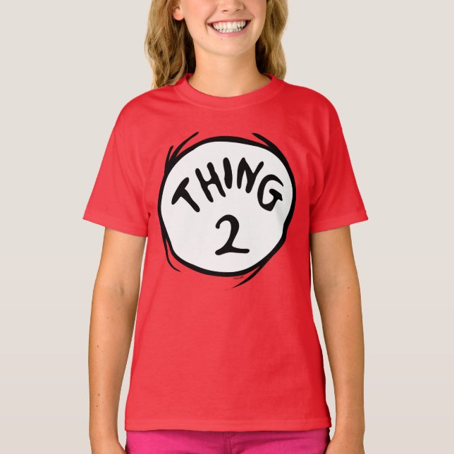 Camiseta Dr. Seuss | Coisa Um Coisa Dois - Coisa Dois (Frente)
